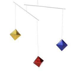 LEADER JOY Montessori Octahedron Moblie Montessori Inspired Mobile Visual Mobiles