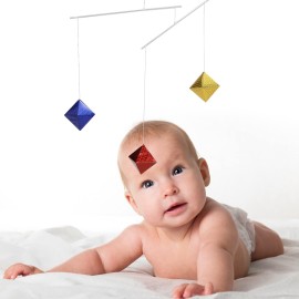 LEADER JOY Montessori Octahedron Moblie Montessori Inspired Mobile Visual Mobiles