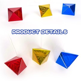 LEADER JOY Montessori Octahedron Moblie Montessori Inspired Mobile Visual Mobiles