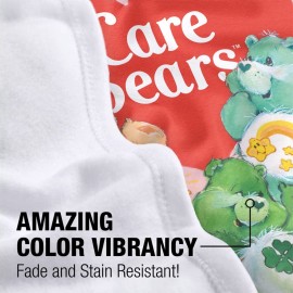 LOGOVISION Care Bears Lightweight Baby Blanket, 30X40, Beary Big Pile Unisex for Infants Girls & Boys