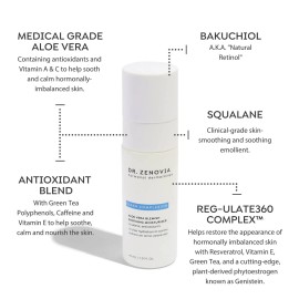 Dr. Zenovia Aloe Vera Soothing Moisturizer - Gel for Face - Reduces Redness, Acne & Improves Texture, Tone - 1.5 Fl Oz Dr. Zenovia Aloe Vera Soothing Moisturizer - Gel for Face - Reduces Redness, Acne & Improves Texture, Tone - 1.5 Fl Oz