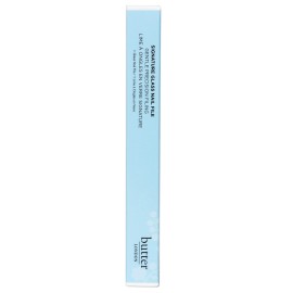 butter LONDON Signature Glass Nail File, Laser-Etched Grind Surface, Reusable, Prevents Breakage and Splitting, 1 ct.