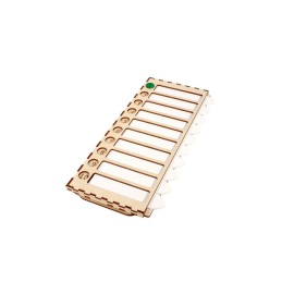 The Broken Token Generic Initiative Tracker - Wood & Acrylic Game Turn Tracker