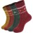 NinetoFiveLife Pack of 4 Womens Wool Socks Hiking Thick Knit Outdoor Recreation Soft and Comfortable Terry