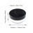 HAHIYO 4pcs 10ml/0.34oz Plastic Empty Travel Compact Case Makeup Cosmetic Jar Refillable Powder Box No Leak Holder with Rotatable Sifter and Black Screw Lid