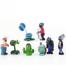 JHESAO 16PCS Plants PVZ Toys Set Figurines Zombies Series PVZ Plush PVC Toys New, Great Gifts for Kids and Fans, Birthday and Party