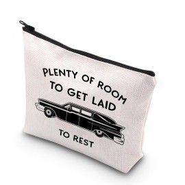 BDPWSS Funeral Director Gift Mortician Makeup Bag Last Responder Gift Plenty Of Room To Get Laid To Rest Hearse Zipper Pouch (Plenty Of Room)