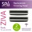 Spa Sciences - Ziva Lady Shaver Replacement Kit - Advanced Wet & Dry Trimmer - Non-Irritating Shave - for Sensitive Skin - All Skin Types - 2 Replacement Heads