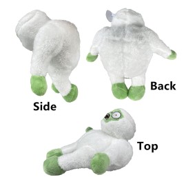 JHESAO 6 PCS Plants and Zombies Plush Green Skirt Zombies Plushies Sets Toy Conehead Zombie, 1 2 Stuffed Soft Duck Zombie Doll, Yeti PVZ Plush Figure Doll New