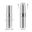 Lil Ray 8ML Perfume Travel Refillable Atomizer Spray Bottle (5pcs) Mini Portable Sprayer for Cologne (3 Matte Black&2 Silver)