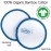 ForPro Professional Collection Expert Reusable Cotton Rounds (20 Pack), 100% Organic and Bamboo Makeup Remover Pads, Includes Drawstring Laundry Bag and Storage Container