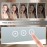 Acoolda Vanity Mirror with Lights, Makeup Mirror with Lights Three Color Lighting Modes, Dimmable Touch Screen, Detachable 10X Magnifying Mirror, 360Free Rotation,White