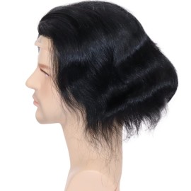 Lishy Toupee for Men Hair Pieces 100% European Virgin Human Hair Replacement System 10 x 8 Mono Lace with PU around and Swiss Lace Front toupee Men Hair Piece 1 Jet Black Color Lishy Toupee for Men Hair Pieces 100% European Virgin Human Hair Replacement System 10 x 8 Mono Lace with PU around and Swiss Lace Front toupee Men Hair Piece 1 Jet Black Color