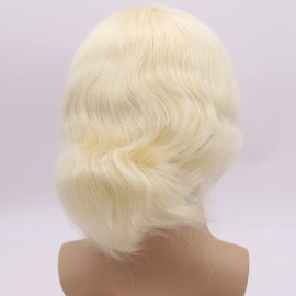 Lishy Toupee for Men Hair Pieces 100% European Virgin Human Hair Replacement System 10 x 8 Mono Lace with PU around and Swiss Lace Front toupee Men Hair Piece 613 Blonde Color Lishy Toupee for Men Hair Pieces 100% European Virgin Human Hair Replacement System 10 x 8 Mono Lace with PU around and Swiss Lace Front toupee Men Hair Piece 613 Blonde Color