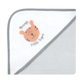 Hudson Baby Unisex Baby Cotton Rich Hooded Towels, Alphabet, One Size