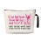 ZHANTUONE Dance Teacher Funny Cosmetic Bag, for Travel Toiletry Zipper Storage Pouch Makeup Bag, Appreciation Gifts for Dance Teacher Dance Instructors, Retirement Graduation Appreciation Gifts