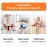 nets Tribe 2 -in- 1 Toddler Swing. Swing Seat for Kids with Adjustable Ropes, for Kids Heavy Duty Rope Play Secure Children Swings Set, for Outdoor Indoor, Backyard. Upgrade Product (Orange)