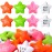 Kasyat 20 Pcs Star Stress Balls - 2.16 Motivational Squeeze Toys for Adults, Teens, Students & Party Favors(Orange, Pink, White, Green)