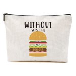 Speech Therapy Gifts, Speech Language Pathologist Gifts, Speech Therapist Gift for Women, Speech Therapist Appreciation Funny Makeup Bag, Therapist Cosmetic Bag - Without SLPs This Would Be A Booger