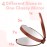 Doll of Mirrors Magnifying Makeup Mirror 4 in 1, Portable Blush Pink Handheld Cosmetic Mirror with 1X-5X-7X-15X Zoom for Everyday Use from