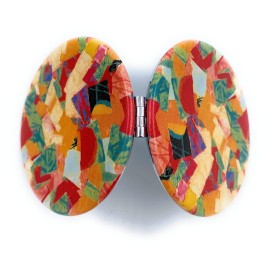 Aeisage Pretty Compact Mirror Cute Handheld Mirror for Girls Folding Mirror for Purses Small Makeup Mirror Pocket Size Cosmetic Mirror