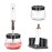 JZLUCKY Electric Makeup Brush Cleaner and Dryer Machine, Super Fast Portable Brush Cleaner, Wash and Dry Brushes in Seconds, Cosmetic Spinner Cleaner for Most Size Brushes(white)