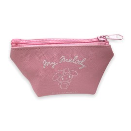 Sanrio My Melody Face Boat Type Cosmetics Small Pouch Bag 4.3 in (W)  3 in (H)  2 in (D) For Adult Use