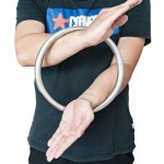 Tongcamo Wing Chun Ring Stainless Steel Kung Fu Rings Strength Martial Arts Training Equipment