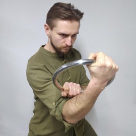 Tongcamo Wing Chun Ring Stainless Steel Kung Fu Rings Strength Martial Arts Training Equipment