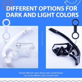 Two Colors Snorkeling Silicone Mask Holder Clip For Diving Mask Strap Snorkeling Mask Keystand Attachment Gear Spare Part Accessories