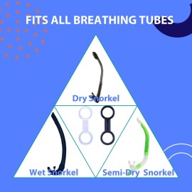 Two Colors Snorkeling Silicone Mask Holder Clip For Diving Mask Strap Snorkeling Mask Keystand Attachment Gear Spare Part Accessories