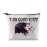 G2TUP Opossum Lover Gift I Am Good Kitty Opossum Makeup Bag Opossum Mom Cosmetic Bag Opossum Whisperer Gift Wildlife Rescue Zipper Travel Pouch (I Am Good Kitty White Bag)