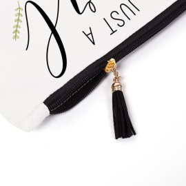 Penguin Gifts for Lovers, Stuff Merch Decor, Gifts for Women, Christmas Birthday for Owners, Breeder, Makeup Bag - Just A Woman Who Loves Penguins