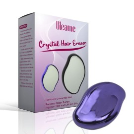 Bleame Crystal Hair Eraser, Bleame Crystal Hair Remover, for Men & Women Arms Legs Back, Fast & Easy Exfoliate, Soft Smooth Silky Skin, Apply To Any Part Of The Body (Purple) (Purple) Bleame Crystal Hair Eraser, Bleame Crystal Hair Remover, for Men & Women Arms Legs Back, Fast & Easy Exfoliate, Soft Smooth Silky Skin, Apply To Any Part Of The Body (Purple) (Purple)