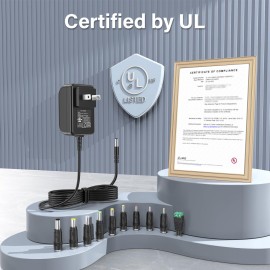 UL Listed Charger for Wahl Color Pro 9649 Trimmer Replacement Clipper AC Adapter Power Cord 6.0Ft Extra Long DC Supply PERFEIDY