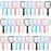 Vinsot 36 Pcs Handheld Mirror Bulk Small Hand Mirrors with Handle Plastic Portable Daily Makeup Tools for Home Travel Camping Daily, 3.15 Inch Wide, 7.09 Inch Long (6 Colors)