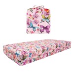 Posh Peanut Baby Crib Sheets for Boys & Girls - Viscose from Bamboo Crib Sheets for Standard Baby Mattresses (52 X 28 X 9) Watercolor Butterfly