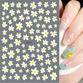 SILPECWEE Spring Daisy Nail Stickers Flower Nail Art Stickers Smile Face Sunflower Nail Design Self-Adhesive Nail Decals Manicure Tips Nail Decoration for Women Girls Kids (12 Sheets) SILPECWEE Spring Daisy Nail Stickers Flower Nail Art Stickers Smile Face Sunflower Nail Design Self-Adhesive Nail Decals Manicure Tips Nail Decoration for Women Girls Kids (12 Sheets)