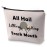 BLUPARK Funny Raccoon Makeup Bag Burgers Inspired Gift All Hail Little King Trash Mouth Cosmetic Bag Raccoon Lover Gift (Little King Trash Mouth)