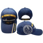 United States Navy USS Theodore Roosevelt CVN-71 Qui Plantavit Curabit Shadow Navy Blue Acrylic Adjustable Embroidered Cap - Officially Licensed