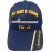 Trade Winds United States Navy USS Harry S. Truman CVN-75 The Buck Stops Here Shadow Navy Blue Acrylic Adjustable Embroidered Baseball Hat Cap - Officially Licensed, Black, 7 3/4