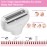 Electric Bikini Trimmer and Shaver for Women - 4 in 1 Waterproof Electric Razor- Rechargeable Pubic Hair Trimmer and Facial Hair Remover for Legs, Body, Underarm, Face, Eyebrow