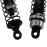 Abendor 2Pcs/Set PX9200 Oil Buffer Shock Absorber PX9200-18 for 1/12 1/10 9200 9200E 9205E 9206E HB101 HS101 RC Car Truck Spare Parts