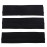 MapofBeauty 3 Pack Yoga Headbands Stretchy Cotton Head Band Hairwarp Sports Running Exercise Gym (Black)