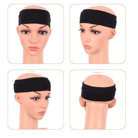 MapofBeauty 3 Pack Yoga Headbands Stretchy Cotton Head Band Hairwarp Sports Running Exercise Gym (Black) MapofBeauty 3 Pack Yoga Headbands Stretchy Cotton Head Band Hairwarp Sports Running Exercise Gym (Black)