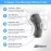 AmRelieve Ultra Knee Elite Compression Sleeve - Knee Brace for Arthritis Pain Relief, Meniscus Tear Support, and Knee Pain Relief
