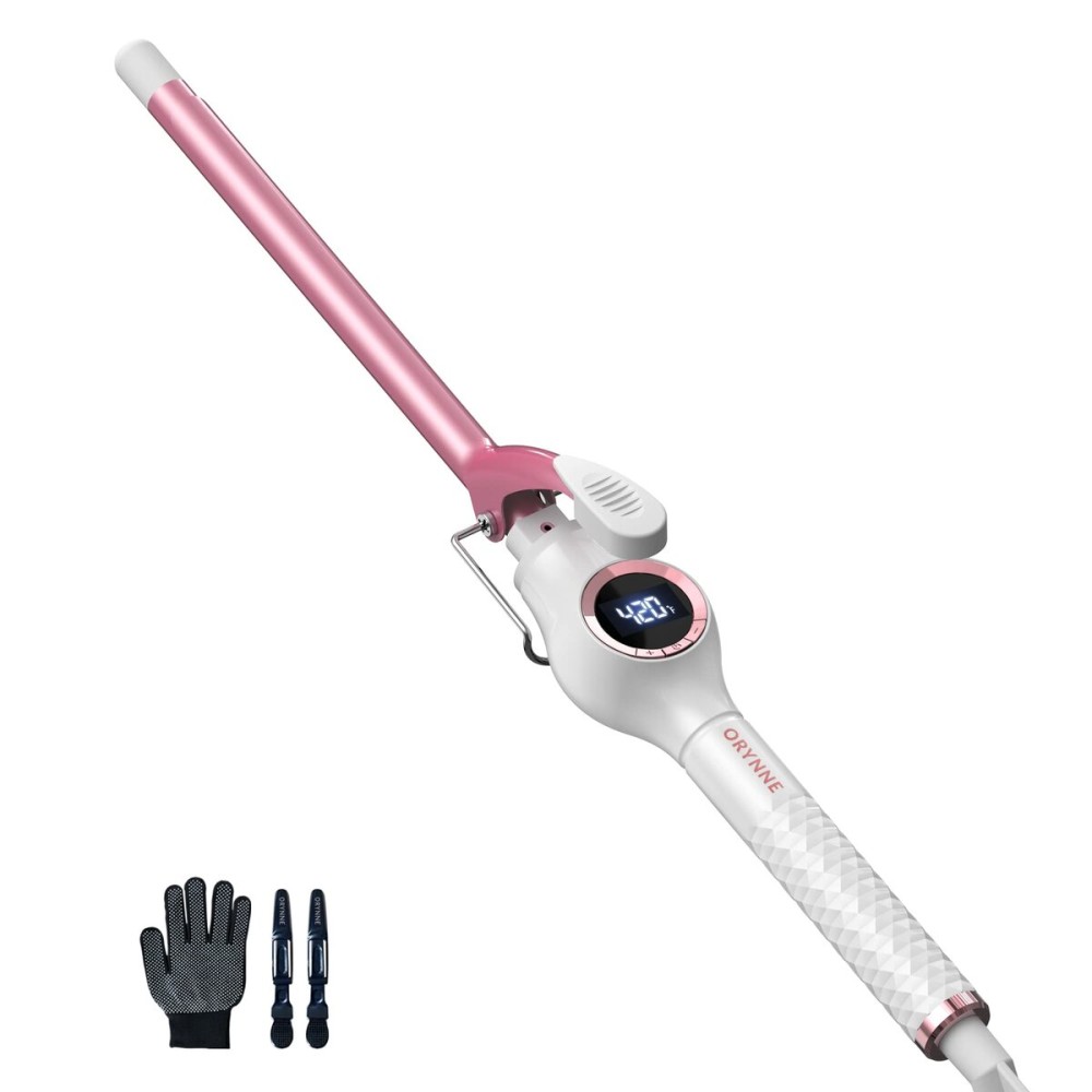 ORYNNE 1/2 Inch Curling Iron Wand Ceramic, Small Barrel Curling Iron for Tight Curls, Half Inch Tiny Curling Wand for Short & Long Hair, Heat Up Fast, Digital Temp Control ORYNNE 1/2 Inch Curling Iron Wand Ceramic, Small Barrel Curling Iron for Tight Curls, Half Inch Tiny Curling Wand for Short & Long Hair, Heat Up Fast, Digital Temp Control