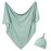 OWLOWLA Newborn Swaddle Set Stretch Wrap Swaddle Receiving Blanket for Baby Boy Girl(Sage)