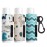 HEYSKAY Lip Balm Holder Sleeves Keychain Chapstick Elastic Sleeves (Dinausaur/Sheep/Wave strip)