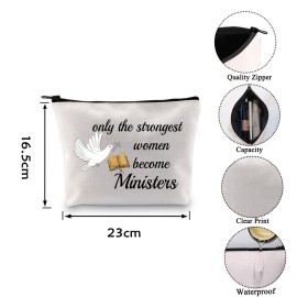 VAMSII Female Minister Gift Zipper Bag Minister Appreciation Gifts Pastor Gifts for Women Ministry Gifts (become Ministers)